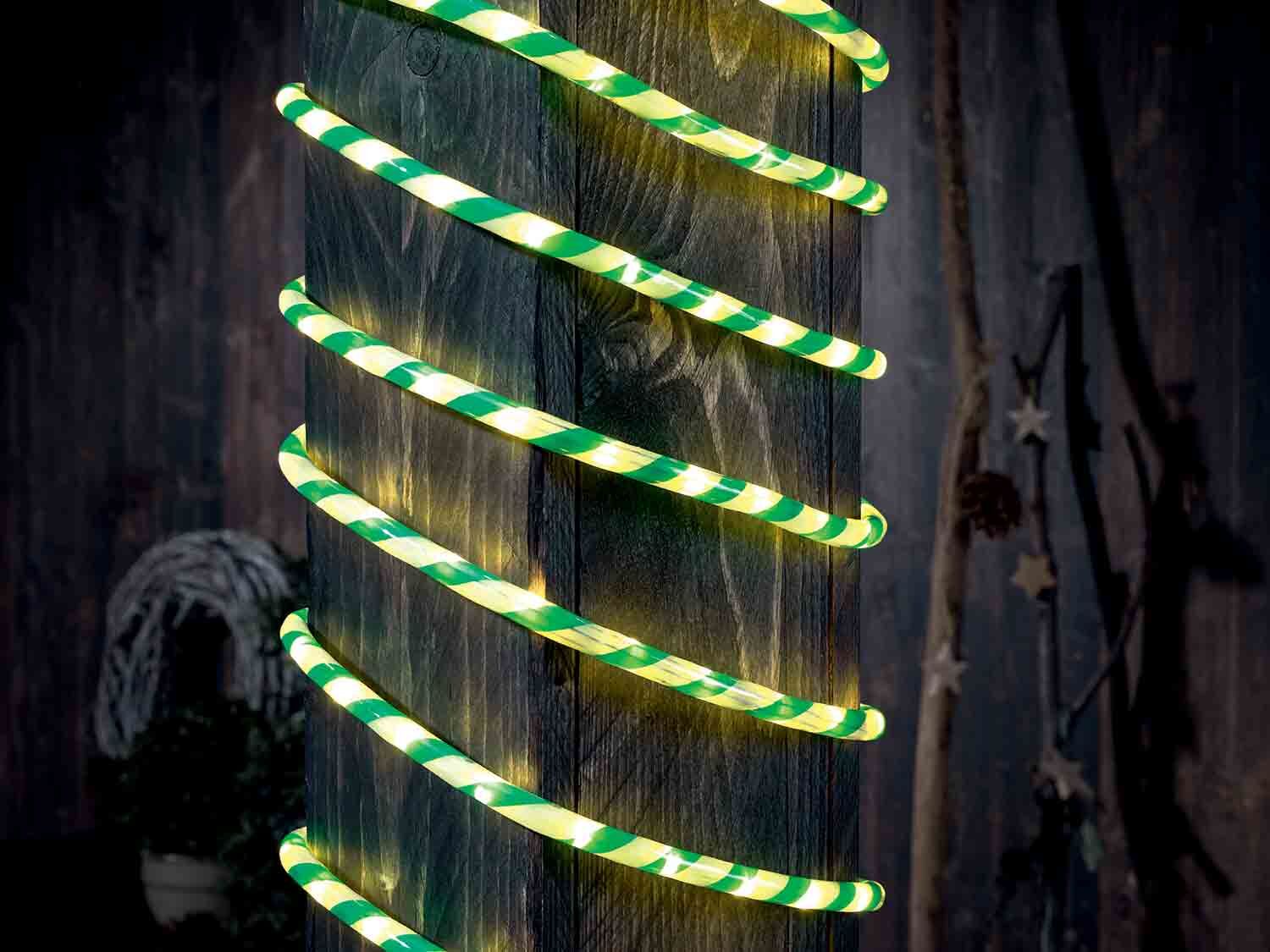 Tubo luminoso LED verde