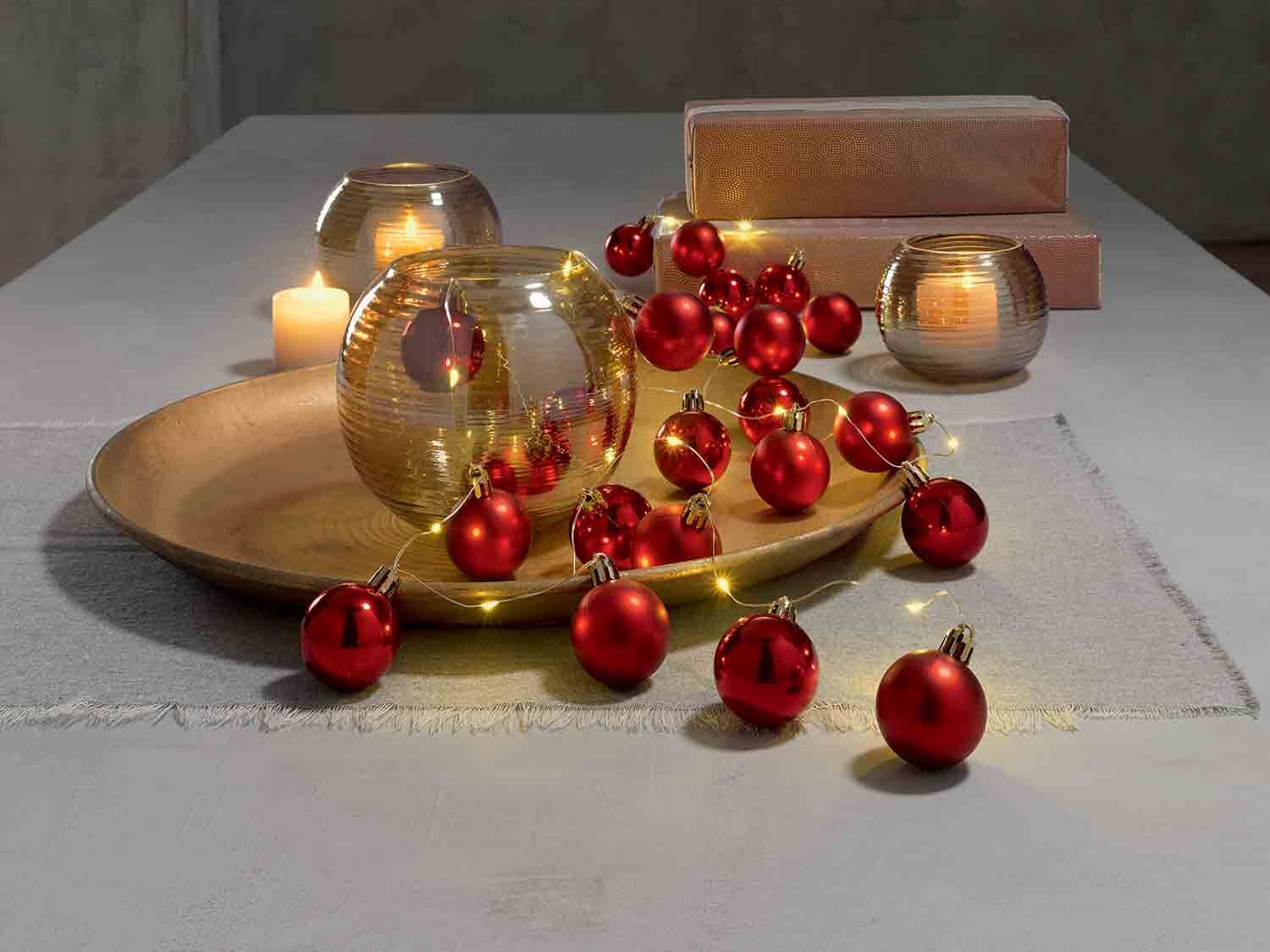 Bolas de Navidad con LED