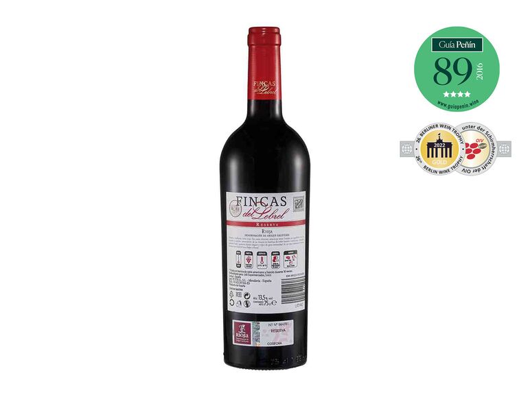 Pack 3 Fincas de Lebrel D.O. Rioja Reserva vino Tinto