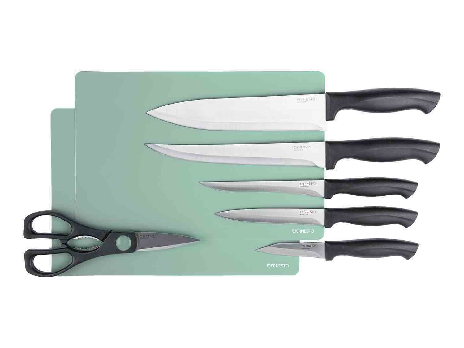 Set de cuchillos con tijeras