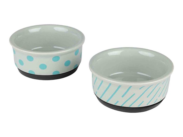 Set de platos de cerámica pequeños para mascotas