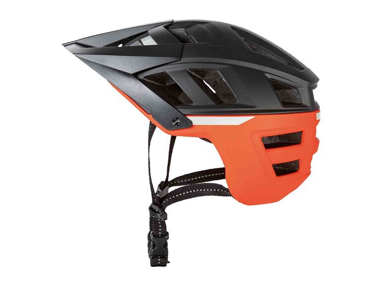 Casco MTB para bicicleta Negro | Naranja