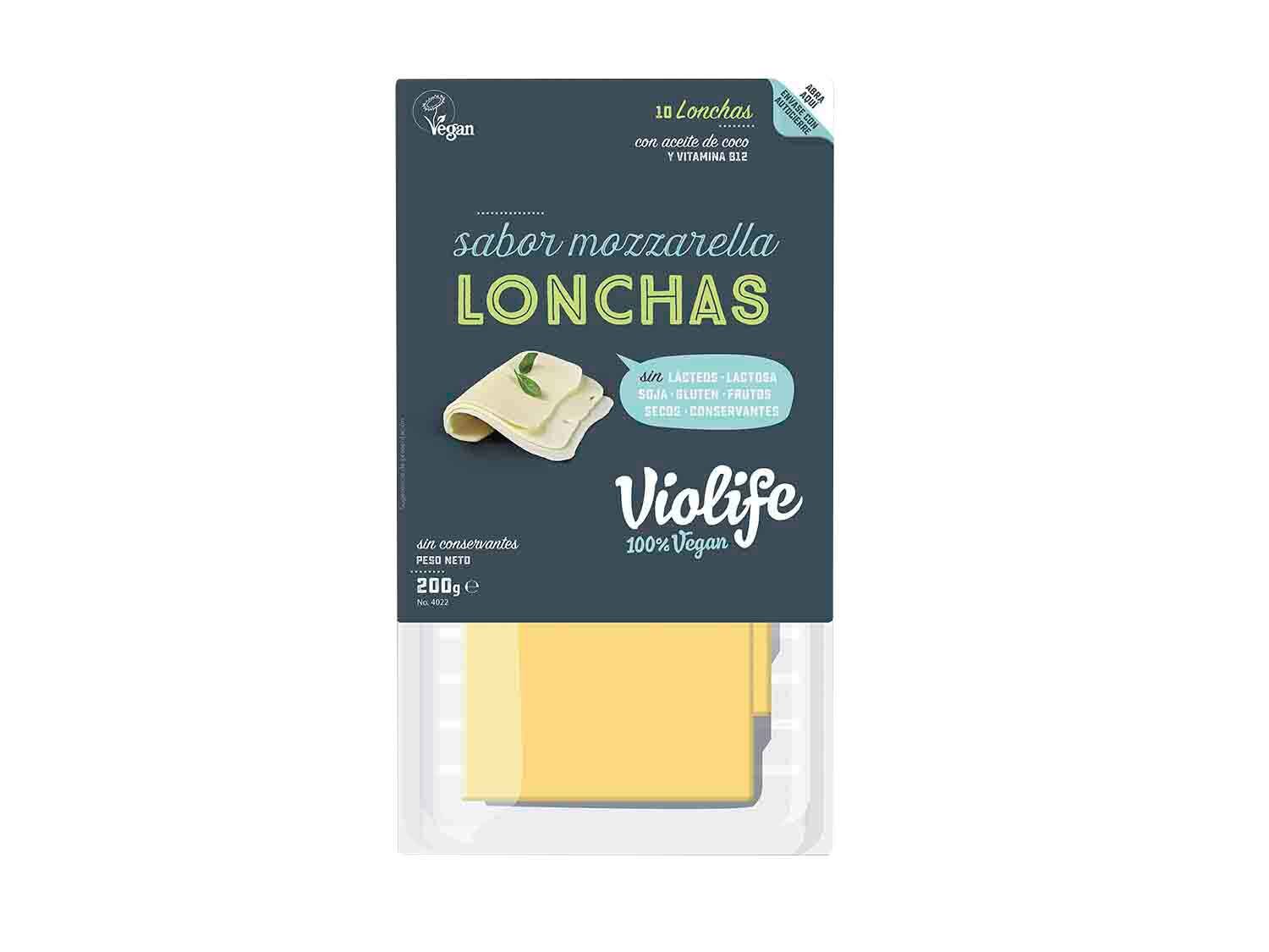 Violife® Lonchas sabor Mozzarella
