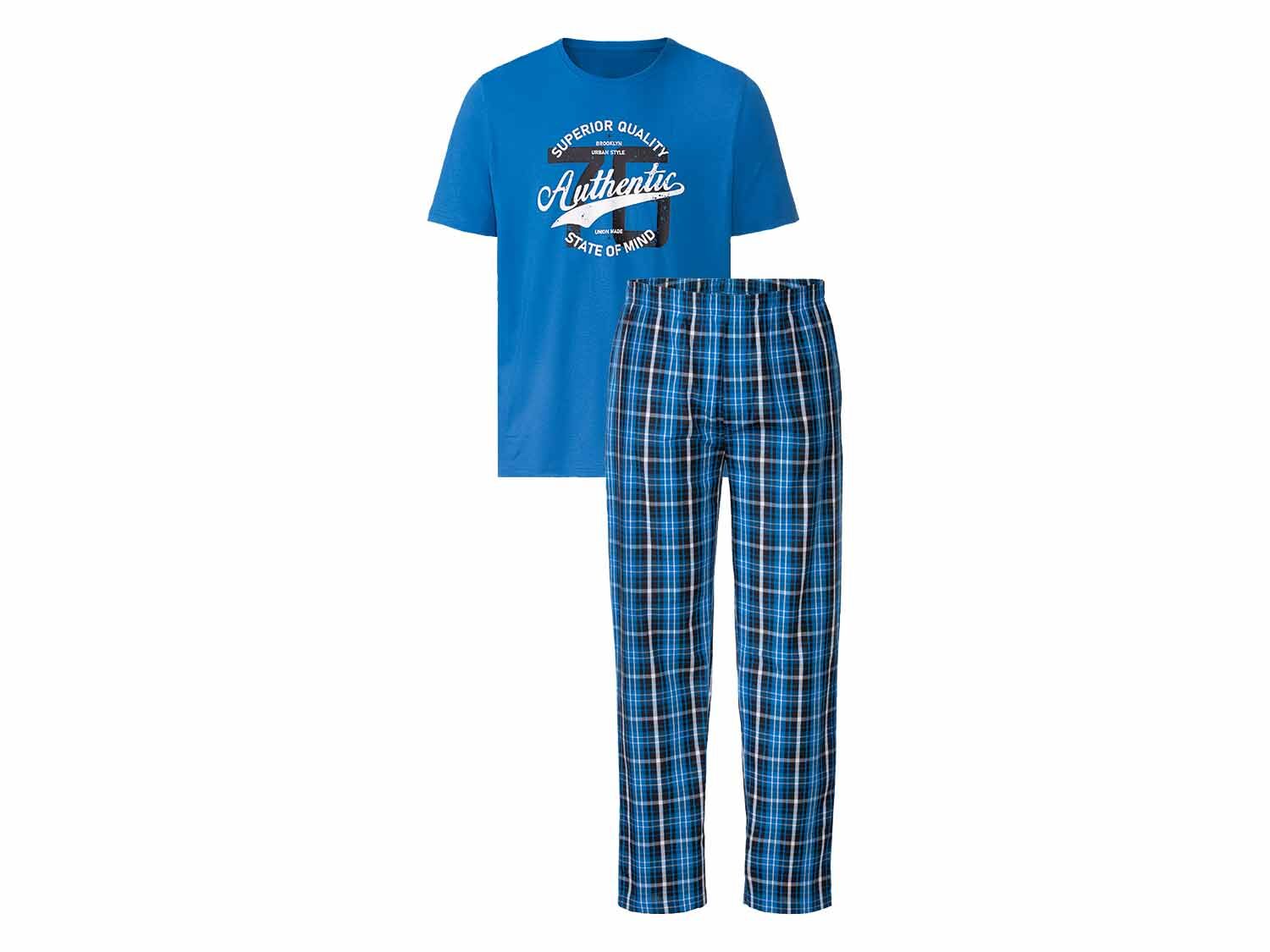 Pijama de verano para hombre pantalón largo