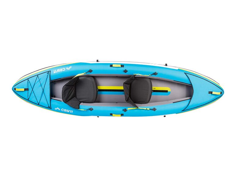 Kayak hinchable para 2 personas con 3 cámaras de aire 340 x 103 cm