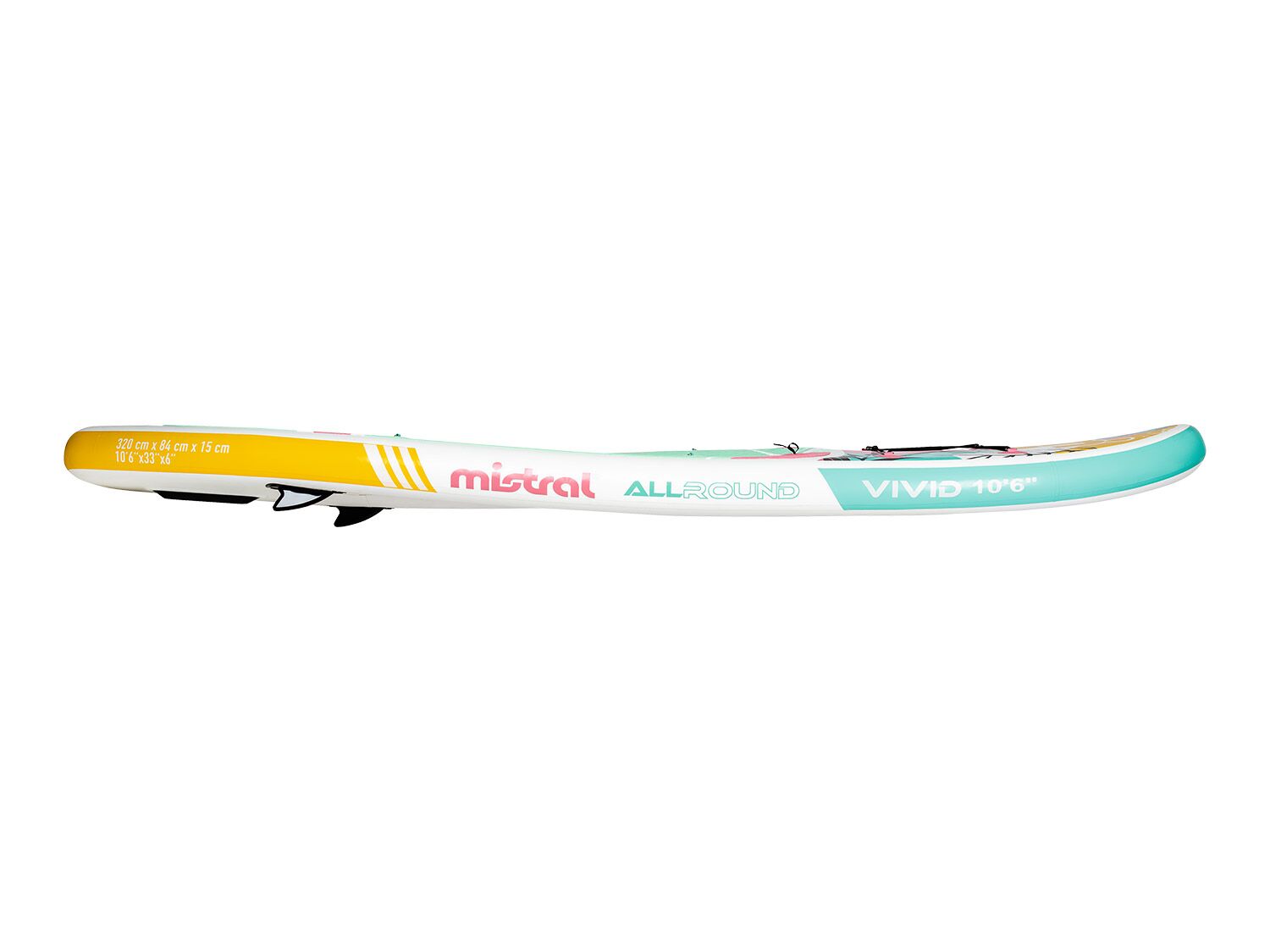 MISTRAL® Tabla hinchable de paddle surf Floral de doble cámara 320 x 84 x 15 cm