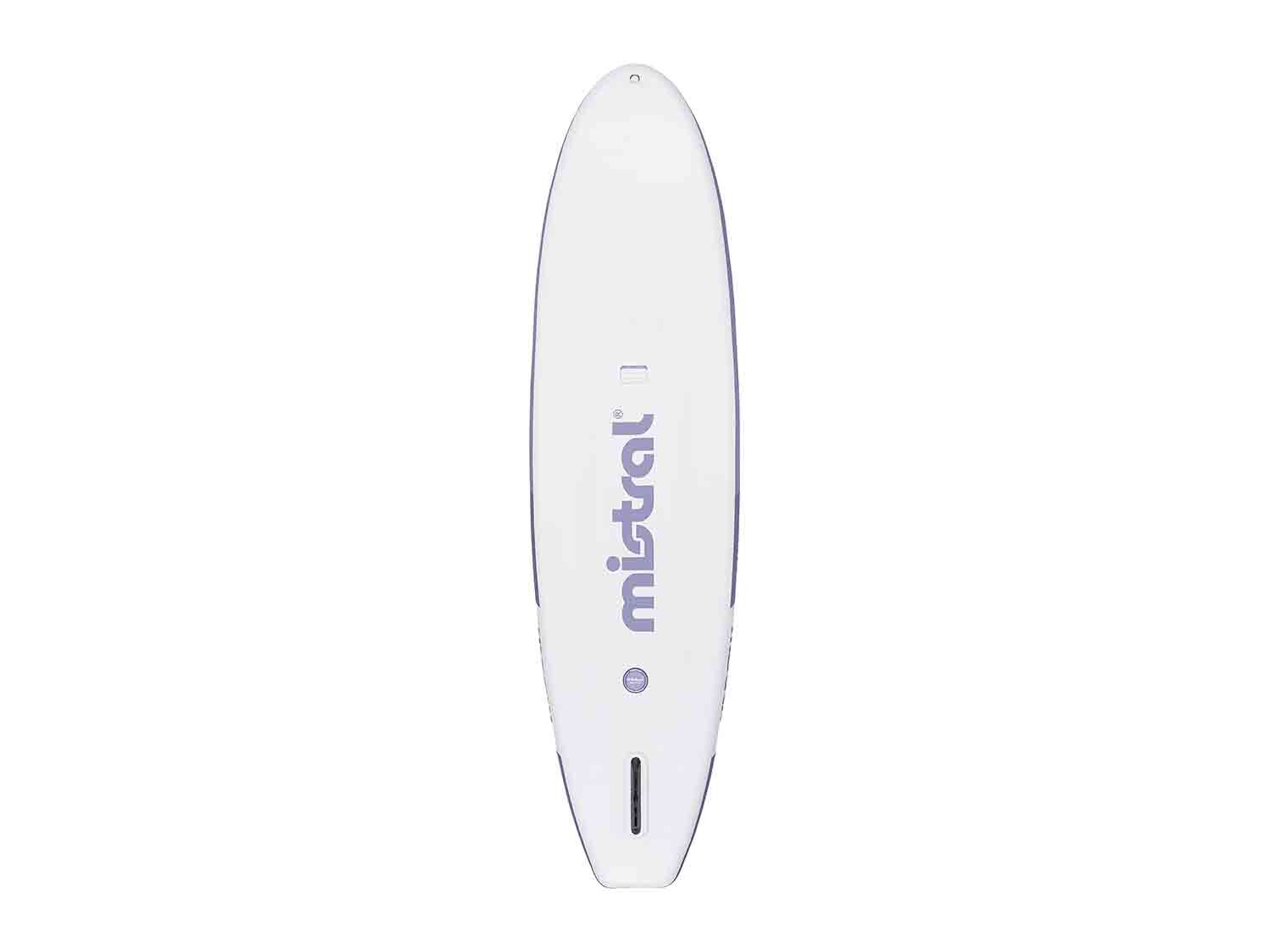MISTRAL® Tabla hinchable de paddle surf y yoga de doble cámara para 1 persona 335 x 86 x 15 cm