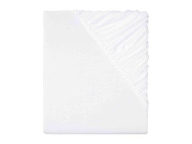 DVALA Sábana bajera ajustable, blanco, 140x200 cm - IKEA
