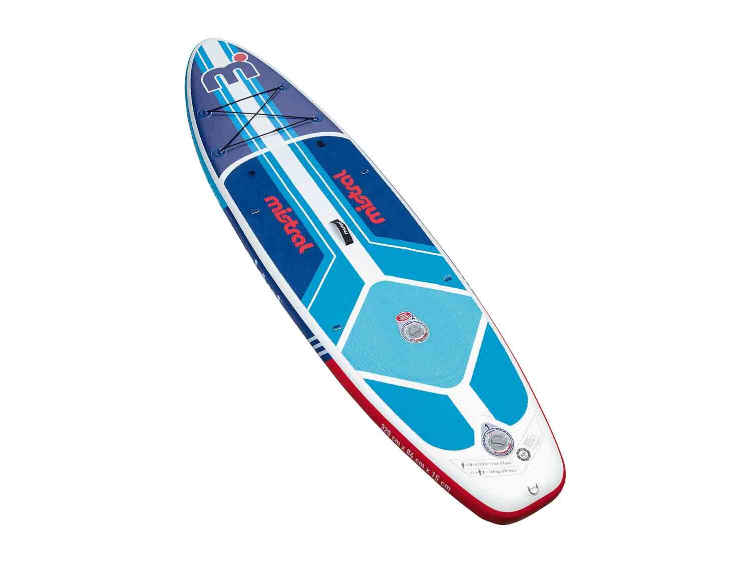 MISTRAL® Tabla hinchable de paddle surf Allround de doble cámara 320 x 84 x 15 cm