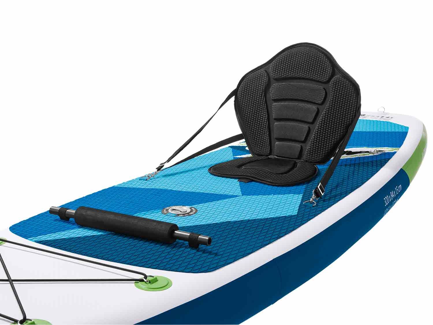 F2 Tabla hinchable de paddle surf de doble cámara para 1 persona 320 x 84 x 15 cm