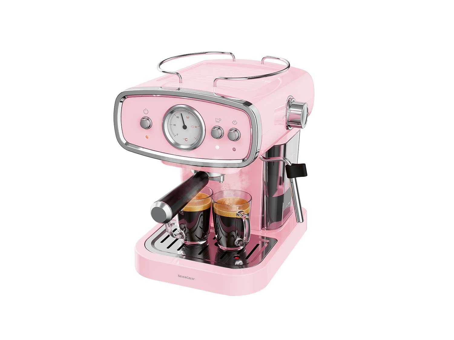 Cafetera espresso rosa 1050 W