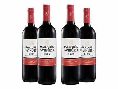 Marques de Vinuesa Crianza DO Rioja vino Tinto Pack 4