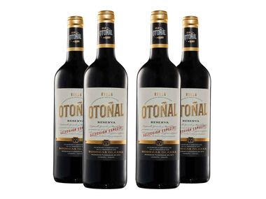 Otoñal vino Tinto Reserva DO Rioja Pack 4