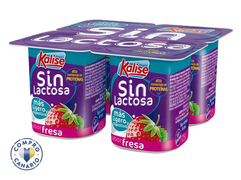 Kalise® Yogur de fresa sin lactosa