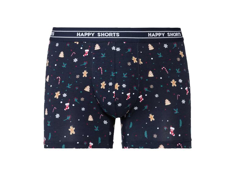 Happy Shorts Bóxers para hombre pack 2