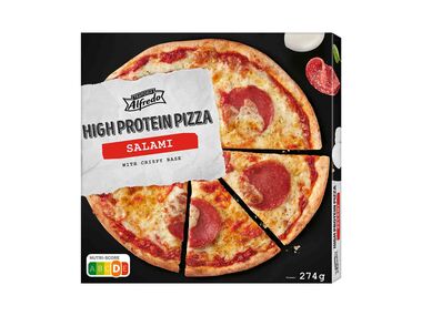 Pizza alta en proteína